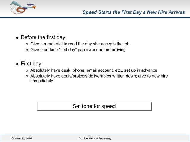 New-hire first-day checklist